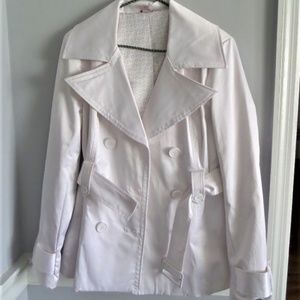 Guess Belted Coat - White